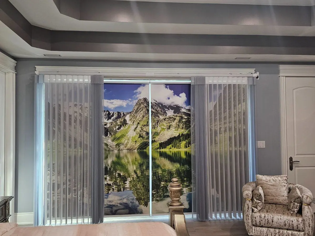 Photo Roller Shade & Sheer by WE Blinds